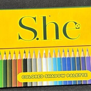 Colored Shadow Palette - Vibrant Multicolor Collection
